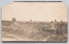 Vintage Real Photo Postcard Train Derailment Wreck Scene Early 1900s RPPC picture