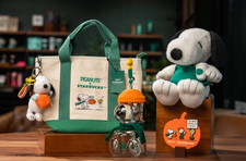 Starbucks x Peanuts Snoopy Plush, New in Box- LIMITED EDITION Ships Immediately picture
