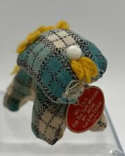 Vtg Japan Plush Dog Sewing Pin Cushion Tape Measure Stuffed Animal Kitsch picture