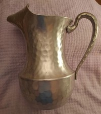 Vintage Everlast Hammered Aluminum Pitcher 9