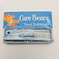 Vintage Care Bears Travel Toothbrush, 1986, New unopened picture