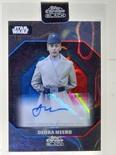 2024 Topps Chrome Black Star Wars Dark Side Auto Red Blue Lava /99 Debra Meero picture
