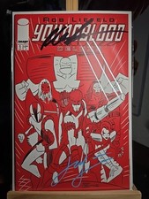 YOUNGBLOOD DELUXE 1 SIGNED ROB LIEFELD & JUSTIN HARDER COA WHATNOT EXCLUSIVE . picture