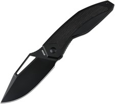 Artisan Fragarach Framelock Black Titanium & CF Folding CPM-S90V Knife 1879GBBK picture