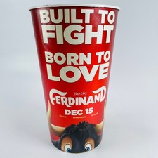 Ferdinand Movie Theater Cup 2017 Blue Sky Studios Red Souvenir 7.5