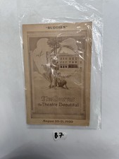 1920 The Burns Theatre Buddies Program Booklet Colorado Springs Ephemera picture