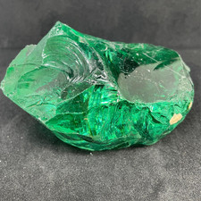 Premium Large Raw Green Obsidian Stone 1050-1200 CT– Crystal for Home Décor picture