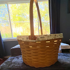 RARE Longaberger 2006 Tour with Me Street Tour Basket with Liner picture