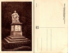 Wien Schubert-Denkmal Postcard Austria Unposted Vintage Sepia Stadtpark Nr1151 picture