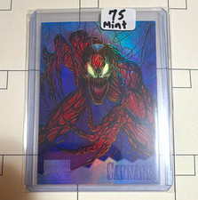 1995 marvel masterpieces holoflash carnage rare picture