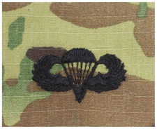 Vanguard ARMY EMBROIDERED BADGE ON OCP SEW ON: PARACHUTIST - BASIC picture