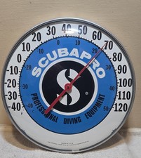 SCUBAPRO Professional Diving Equipment Vintage Advertising Thermometer shop sign picture