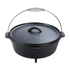 Ozark Trail 5-Quart Pre-Seasoned Cast Iron Dutch Oven with Spiral Bail Handle picture