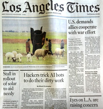 LOS ANGELES TIMES March 5, 2026 HACKERS TRICK AI BOTS Lakers Basketball UCLA picture