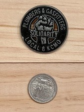 UA Union Pins Plumbers & Gasfitters Local 8 KCMO Solidarity Pin picture