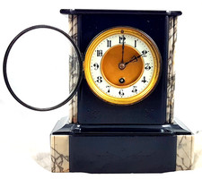 Antique mantel clock, France, c. 1864, Napoleon III, Samuel Marti picture