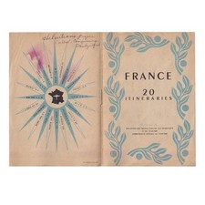 Vintage France 20 Itineraries Travel Booklet Tourism Guide Ephemera Journal picture