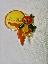 Orange Bird 1976 enamel PIN vintage Florida Disney juice Unused ? picture