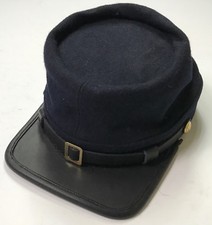 CIVIL WAR US UNION INFANTRY NAVY BLUE WOOL KEPI FORAGE CAP HAT-MEDIUM picture