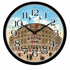 Yankee Stadium 10 Inch Wall Clock Vintage New York Baseball Stadium | Quartz picture