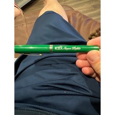 Vintage Kool Super Lights Cigarette Promotional Pen Green Tobacciana Collectible picture