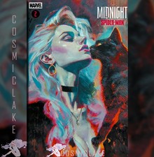 Midnight Spider-man #2 Mastrazzo Black Cat Variant Ltd 800 Presale 11/18☆ picture