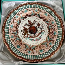 RARE Royal Collection Queen Elizabeth Birthday 11.5” CHARGER PLATE 534/1000 picture