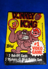 1982 Topps Donkey Kong Wax Pack  as pictured Gum is Broken picture