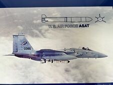 Original Vintage Poster Print Boeing Ronald Reagon 1982 U.S. AIR FORCE ASAT picture