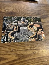 Roma Piazza Rome Italy Postcard 1964 picture