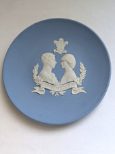 Vintage Wedgwood Blue Jasperware Royal Wedding 1981 Mini Plate Dia 4.25