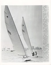 World Sailing Star Boat Race 1952 ACME Press Photo Lake Michigan *P130b picture