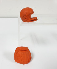 2 Diener Vintage 1970s Rubber Pencil Erasers Baseball mitt Football helmet picture