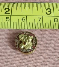 Vintage Loyal Order of Moose PAP Screw Back Pin Purity Aid Progress picture