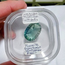 🔥Rare Facted Fluorite Gem 35CT Lapidary Jewelry Making Large picture
