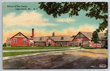 Lake Ozark, MO, School of the Osage, Vintage Postcard picture