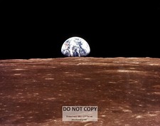 11X14 NASA PHOTO  - VIEW OF THE EARTH OVER LUNAR HORIZON FROM APOLLO 11 (EP-047) picture