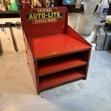 RARE Vintage Original AUTO-LITE Service Parts Store display Advertising shelf picture