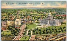 Postcard Brid's Eye View from Industrial Trust Building, Providence Rhode Island picture