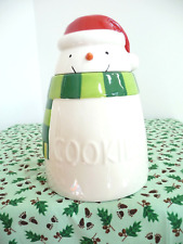 SNOWMAN COOKIE JAR  NEW picture
