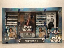 Topps Star Wars Chrome Super Box Trading Cards picture