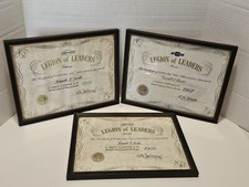 3 Vtg. 1959/60/62 Chevrolet Dealership Legion of Leaders Sales Awards Strohl picture