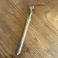 Vtg 1909-1930s Brass Schrader & Sons, Brooklyn, NY Tire Pressure Gauge, WORKS picture