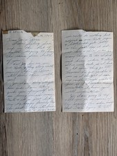 1943 WWII North Africa Soldier Handwritten Letter Home 5-Pages Tent Life Rations picture