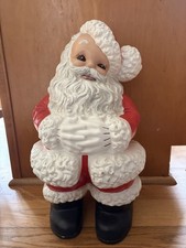 Vintage 20” Ceramic Winking Santa picture