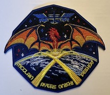 Authentic CREW-10 NASA SPACEX ISS Mission CREW DRAGON PATCH - 4.5