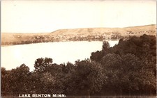 Real Photo Postcard Overview of Lake Benton, Minnesota picture