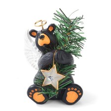 Big Sky Carvers Bearfoots Angel Bear Tree Topper picture