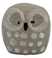 Vintage EMSON Miniature Stoneware Owl Figurine – 1.5