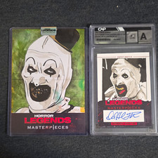  Horror Legends Tri panel Art the Clown 1/1 Sketch and David Howard Thornton picture